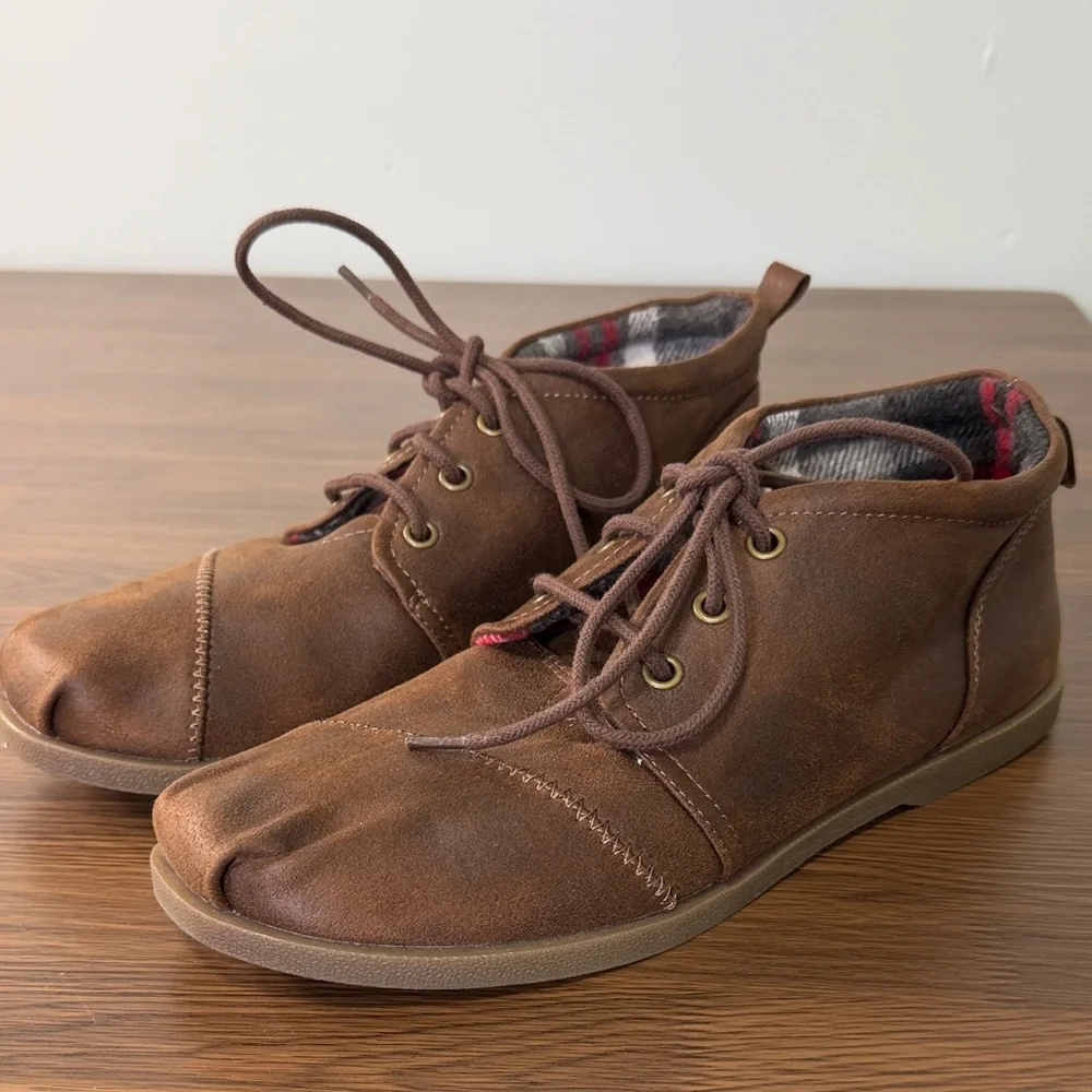 BOBS‎ from Skechers Chill Lux Brown Ankle Bootie Sz 9 NWOT